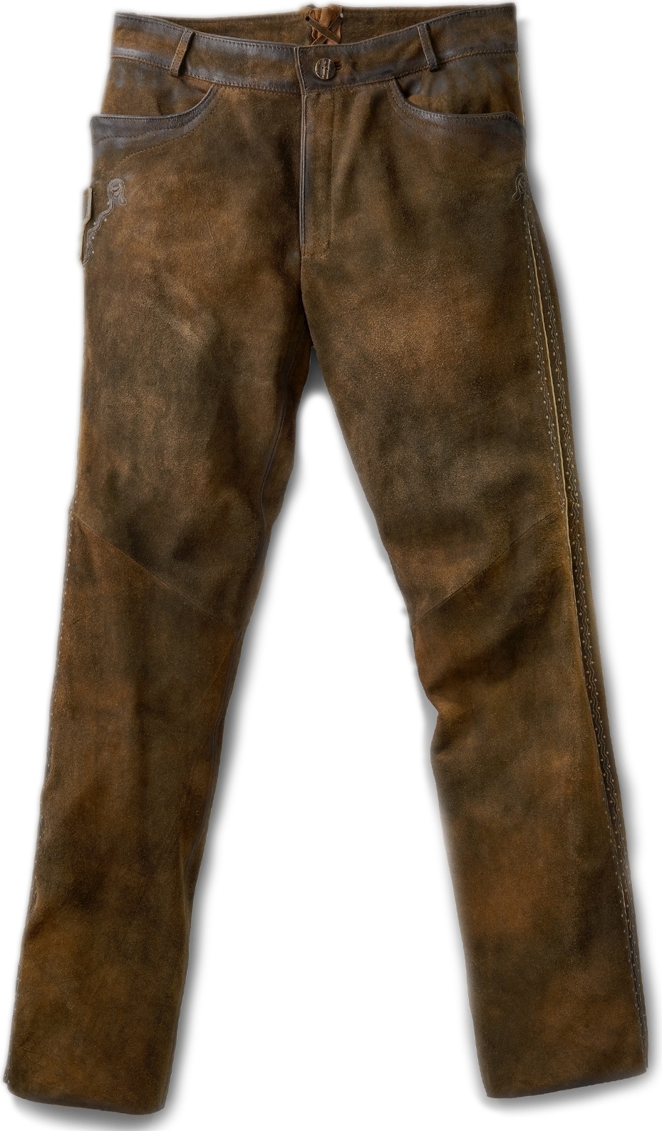 Maddox Lederhose BENI BENI-Antik-nuss-52