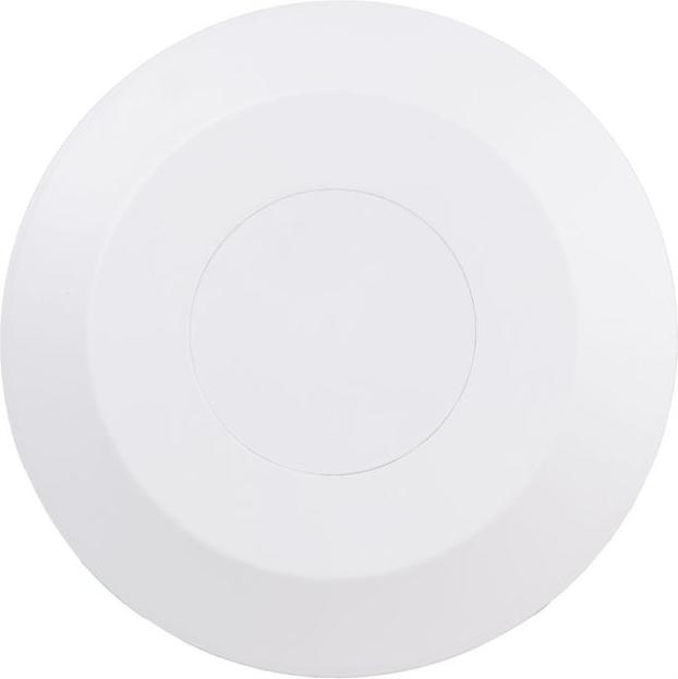 F&F | Radar-Präsenzmelder DRO-10 - Weiß - 360° Erkennung - Mikrofon-Technologie - Innenmontage