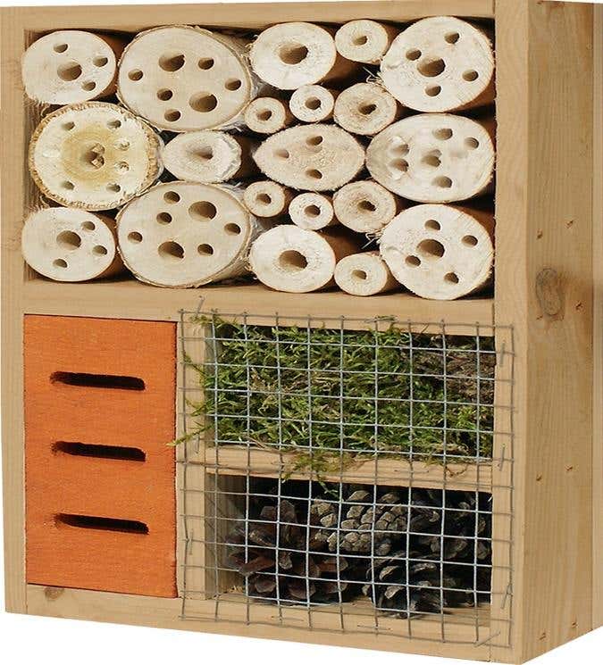 Tetzner & Jentzsch Alpholz Nabil-3D Insektenhaus aus Holz T5.6.00070.0