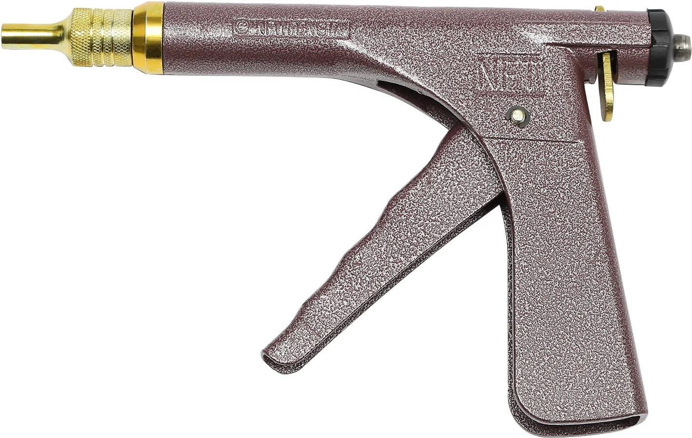 StarTech Auto Reifen-Reparaturset - Reparaturpistole für schlauchlose Reifen - Pilzstopfen - Dichtet Luftleckagen - Ohne Akku - Champagner