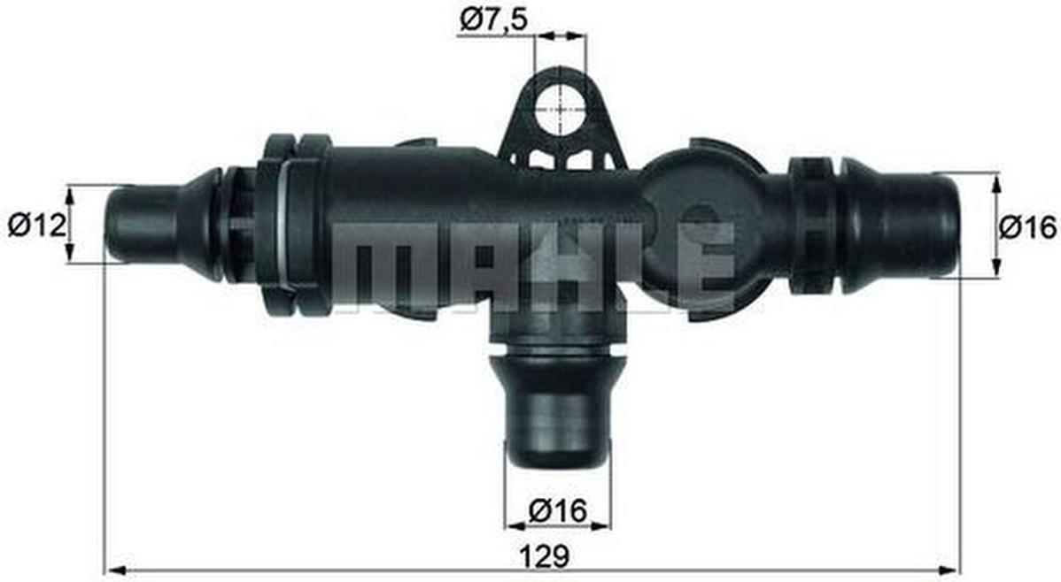 MAHLE Ölkühler-Thermostat Ölthermostat TO 4 82 für BMW X5 (E53)