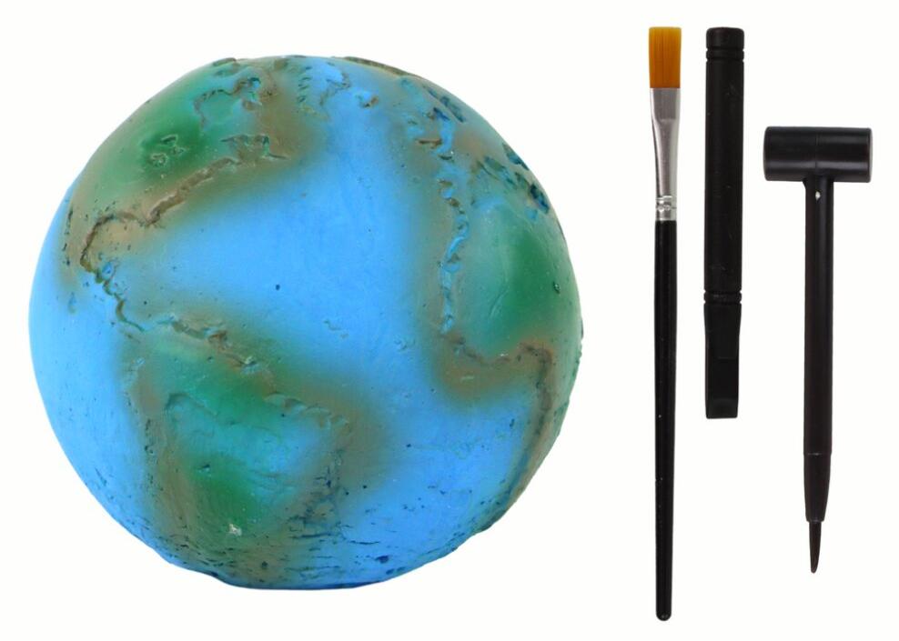 LEAN Toys 16536 Der kleine Archäologe, Lernset „Ausgrabungen auf dem Planeten Erde“