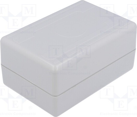 TNE 1x Gehäuse: universell Y: 114mm X: 75mm grau Z: 56mm geklemmt KM-59 GY Universal _1GH_ABS-59