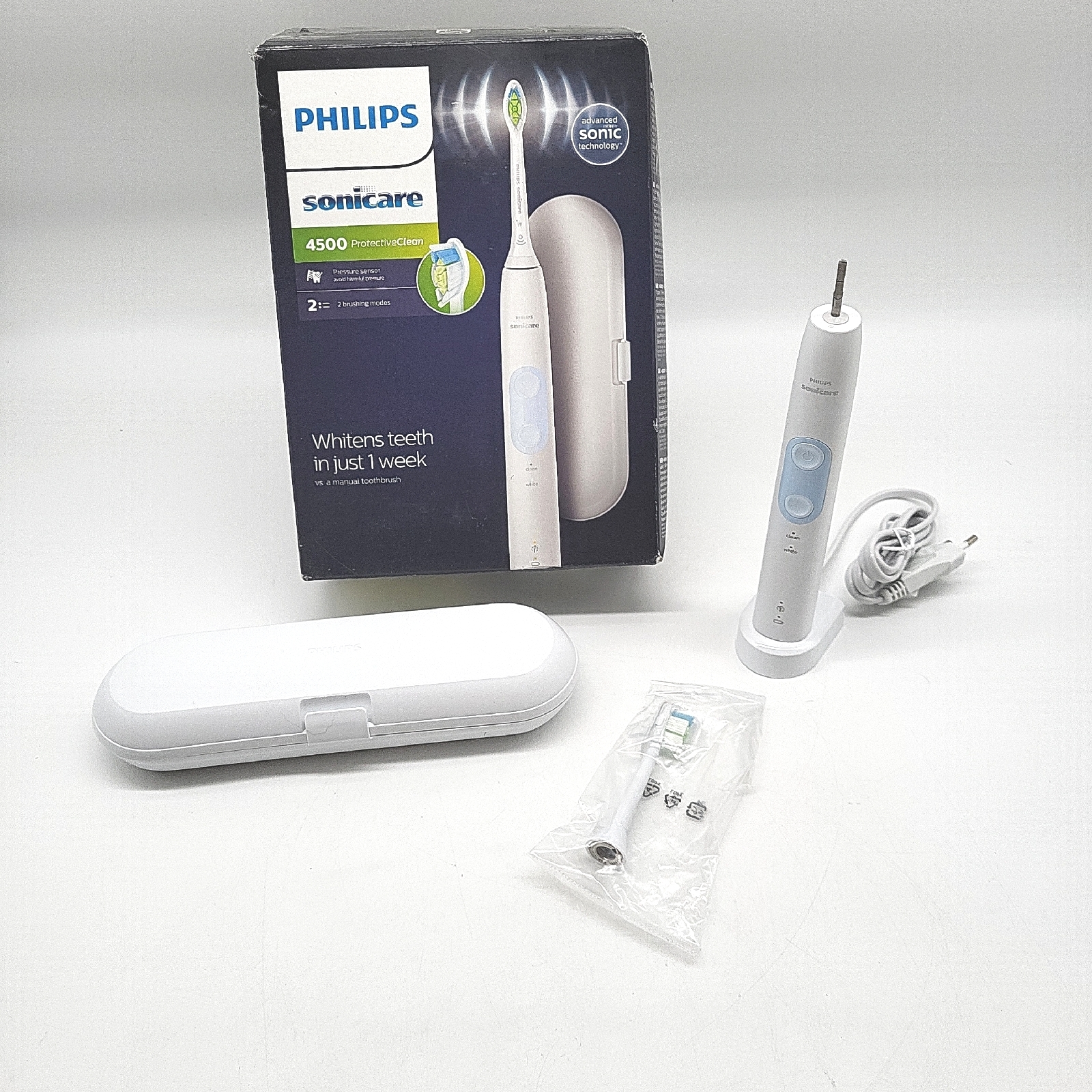 Philips Elektrische Zahnbürste Sonicare ProtectiveClean 4500 Weiß - HX6839/28