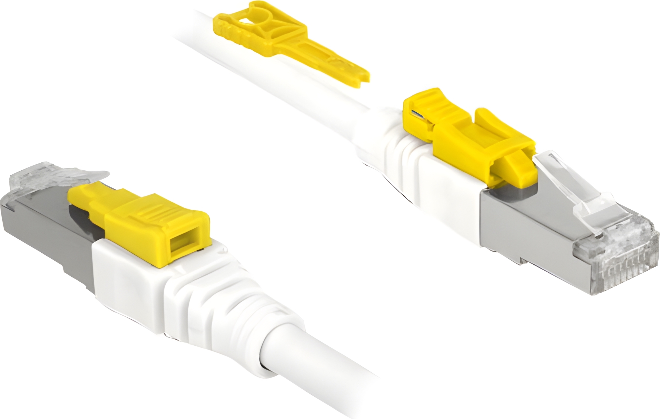 DELOCK RJ45 Kabel Cat 6A Secure 0.5m St/St RJ45 Kabel Cat 6A Secure 0.5m St/St 85330