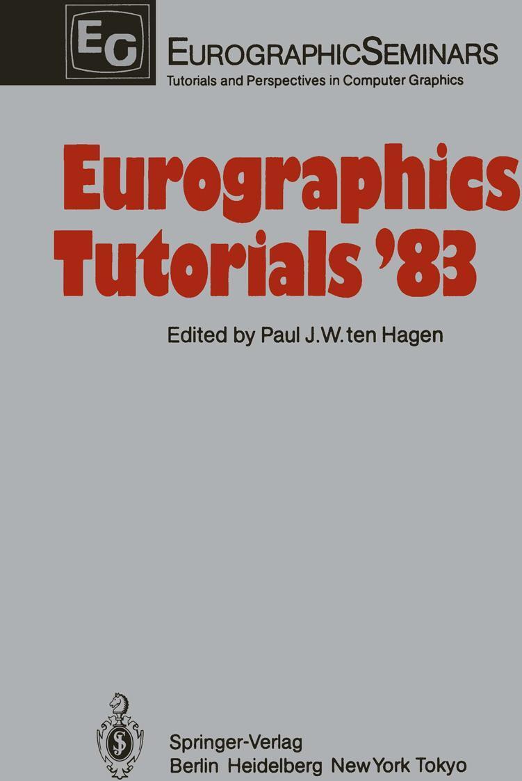 Sonstige Verlage Eurographics Tutorials '83