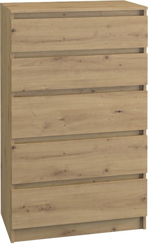 Roe Kommode Mit 4 Schubladen & 2 Schränken - Moderner Schrank 120 Cm Breite Für Wohnzimmer & Schlafzimmer