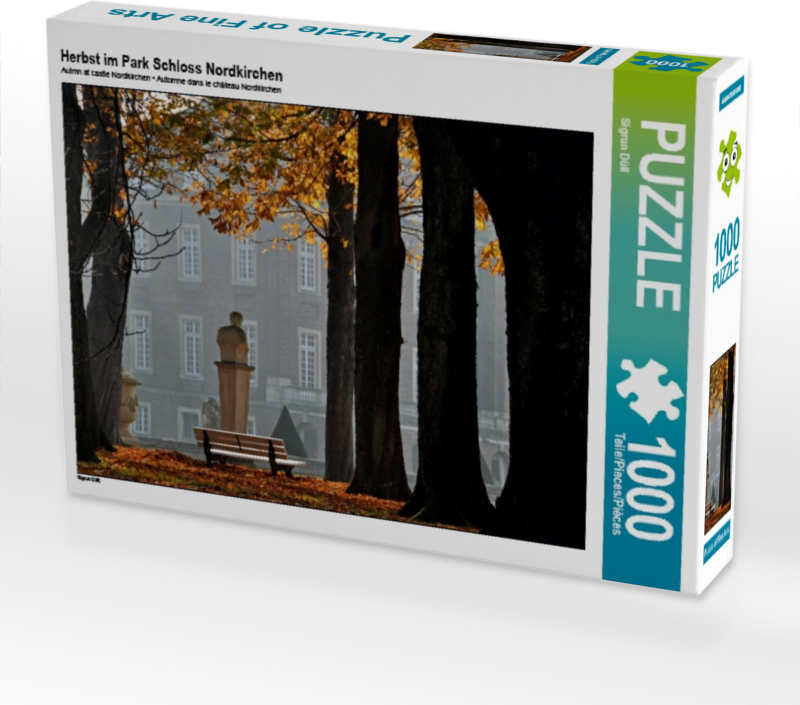 Calvendo Herbst im Park Schloss Nordkirchen 1000 Teile Puzzle quer 640x480mm, Düll Sigrun; 7397704