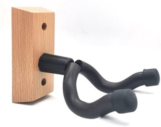 OEM 2 Gitarrenhalterungen, Gitarrenhaken, geeignet für alle Gitarrengrößen, robuste Wandhalterung aus Hartholz, geeignet für akustische Gitarren, E-Gitarren und Bassgitarren, Stil 2 2026