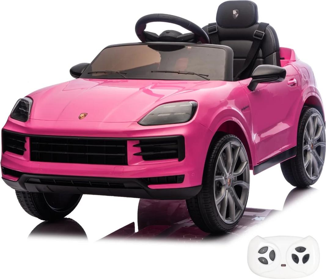 Voiture Électrique Enfant, 12V Véhicule Électrique avec Suspension à Ressort, lumières LED, Bluetooth, 2 Vitesses, Musique pour Garçons Filles Vert