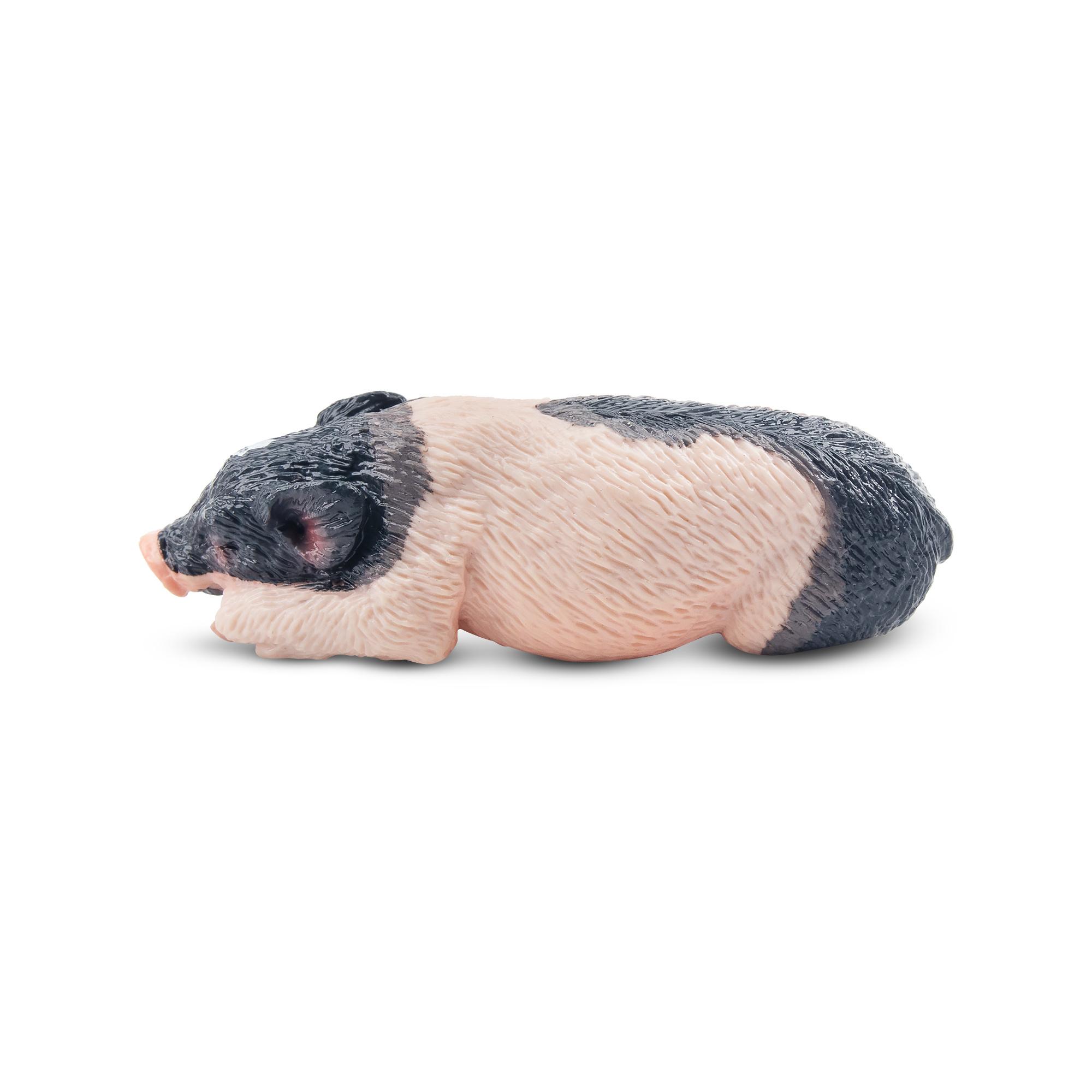 Toymany ML00343-2 Ferkel Pietrain schlafend 5,7 cm Bauernhof