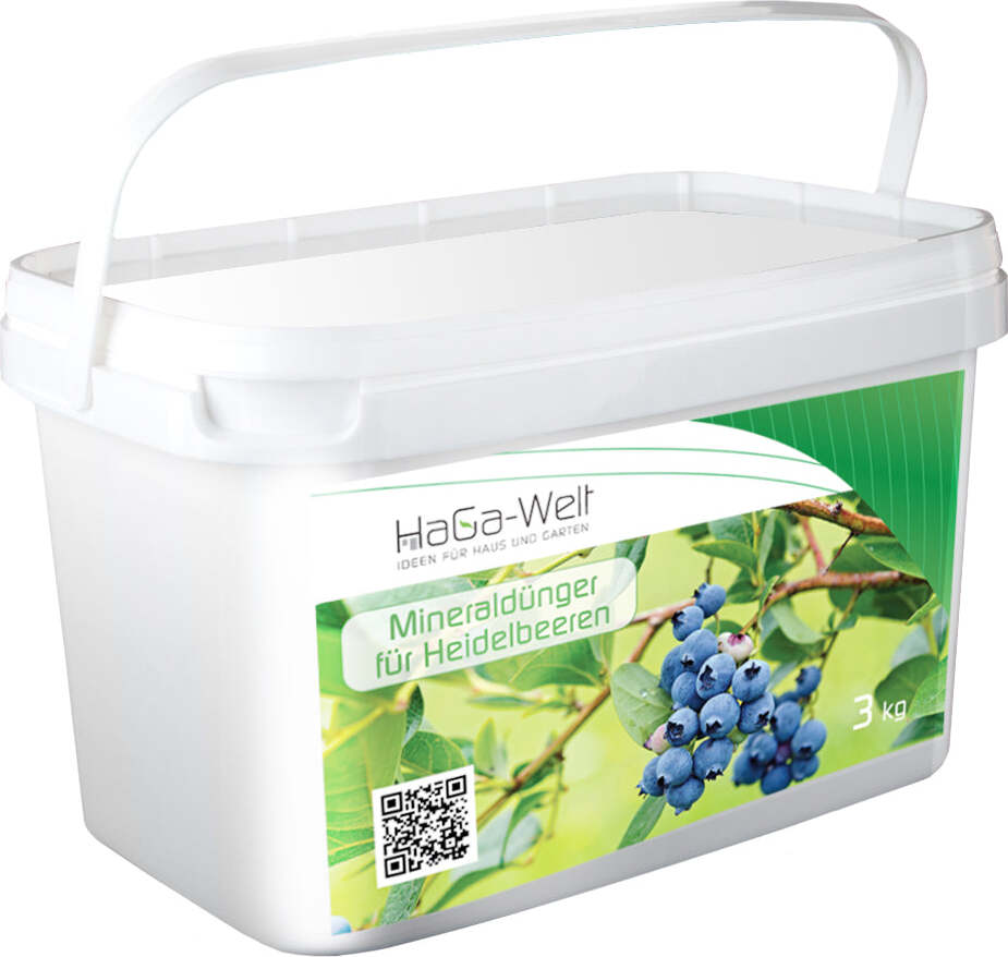 HaGa-Welt Heidelbeerdünger - Mineraldünger für Heidelbeeren – 3 Kg D-3kg-12-1