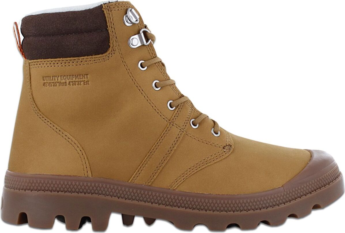 PALLADIUM PallaBrousse SC WP+ Waterproof - pánske zimné topánky kožené hnedé 08841-203-M , veľkosť: EU 41.5 UK 7.5