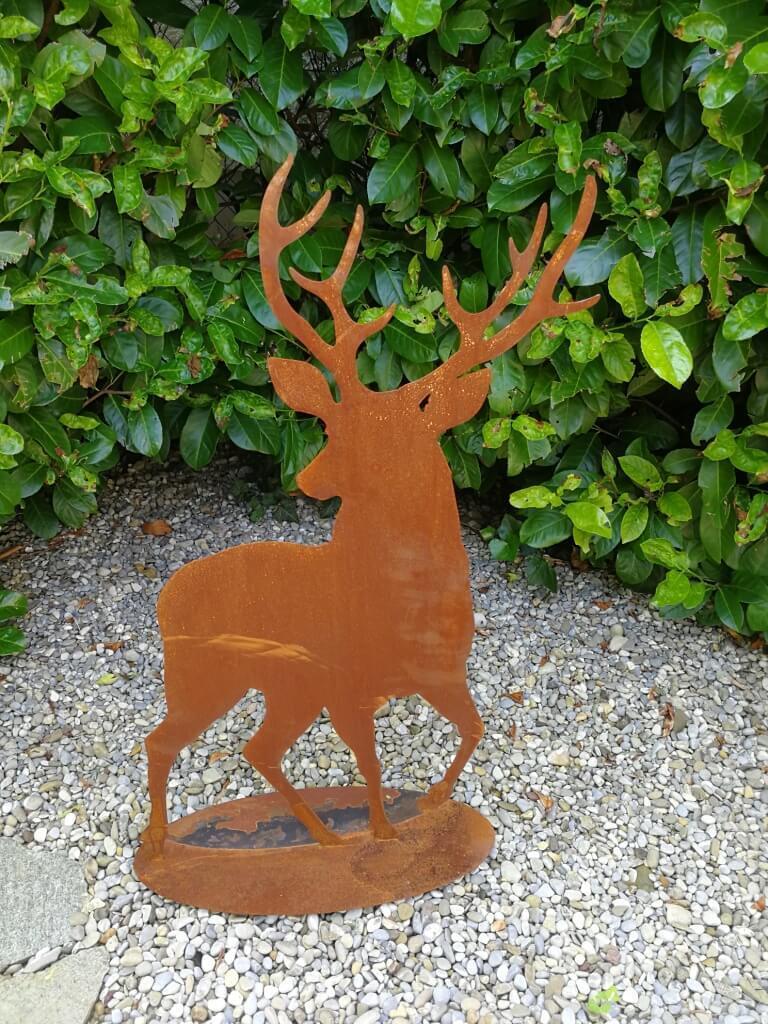 Saremo Edelrost Hirsch Smörre von vorne Hirsch Smörre - 95 cm