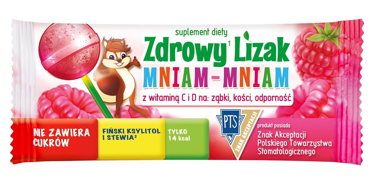 Zdrowy Lizak HIMBEER-LUTSCHER MIT VITAMIN D UND C – ZUCKERFREI UND GLUTENFREI – 6 g – GESUNDER LUTSCHER (MHM, MHM)