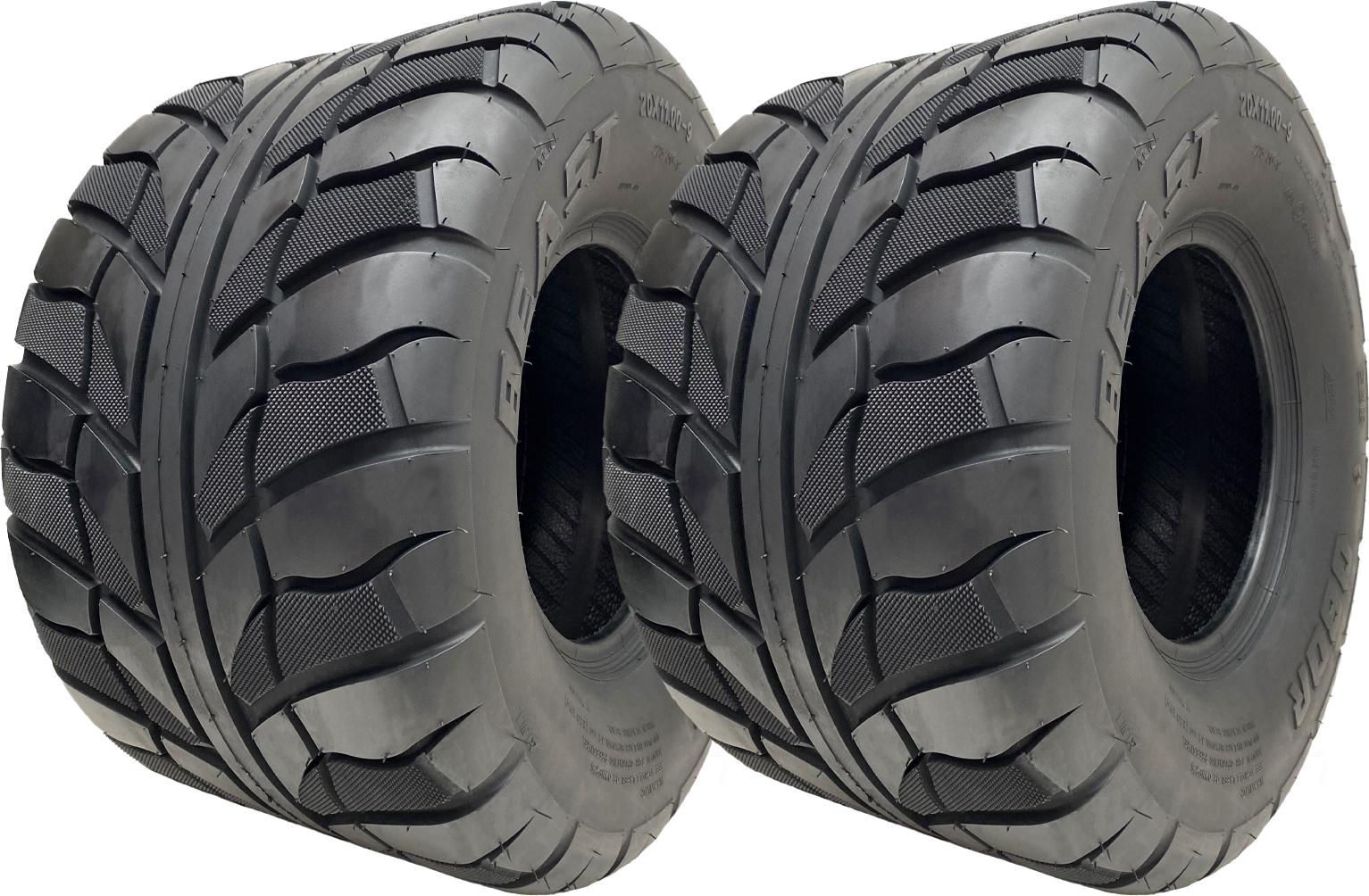 20x11.00-9 (275/50-9) OBOR Beast 6ply bezdušové pneumatiky 46N cestné (sada 2)