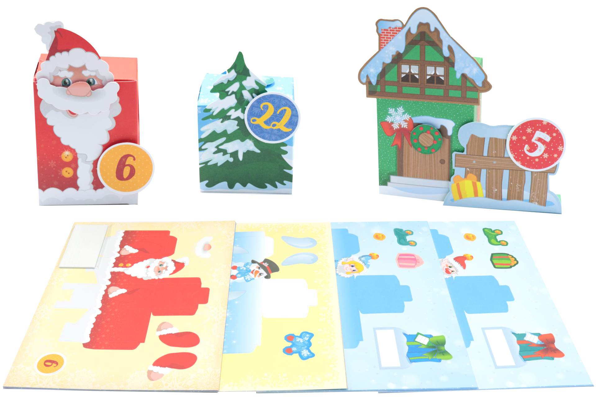 Folia 9398 Adventný kalendár remeselná sada zimná krajina