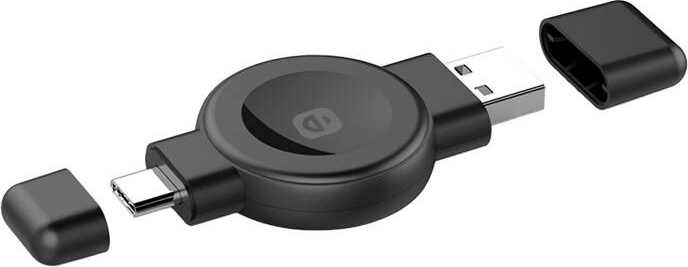 In-line Choetech T606-F wireless charger for smartwatch (black)