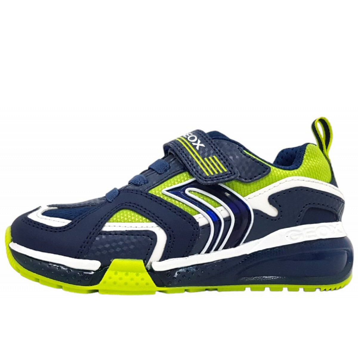 Geox J Bayonyc Boy E K syntetické tenisky s remienkom Mar e - 13 Veľká Británia - 32 EÚ - 1 USA / Navy