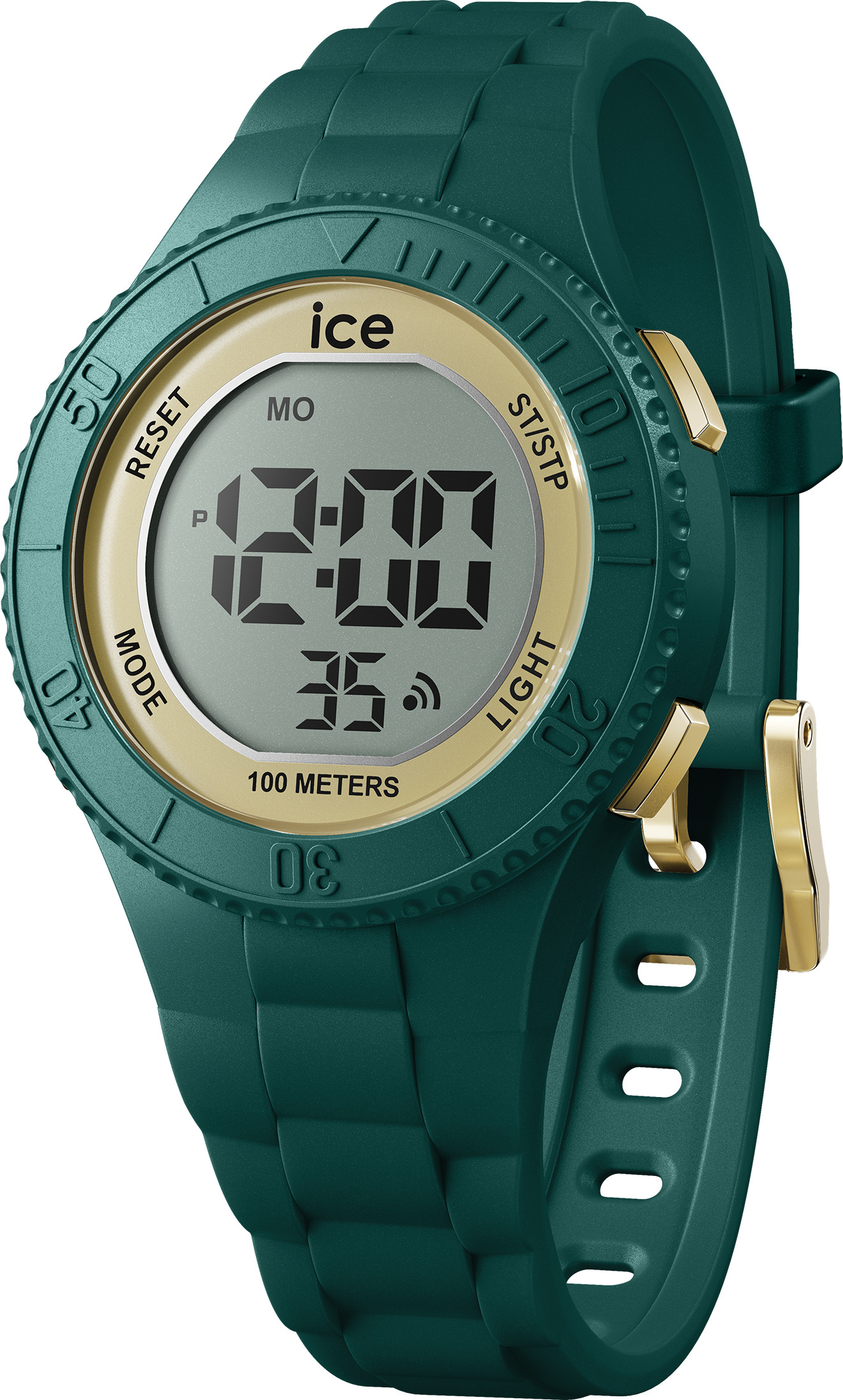 Detské hodinky Ice Watch Digital 'Ice Digit - Verdigris Gold' (malé) 021619