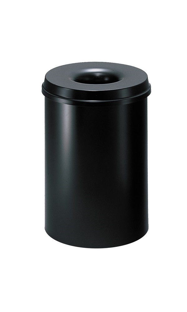 Helit Sicherheitsabfallbehälter 15 L, 335 x 260 mm schwarz 606220
