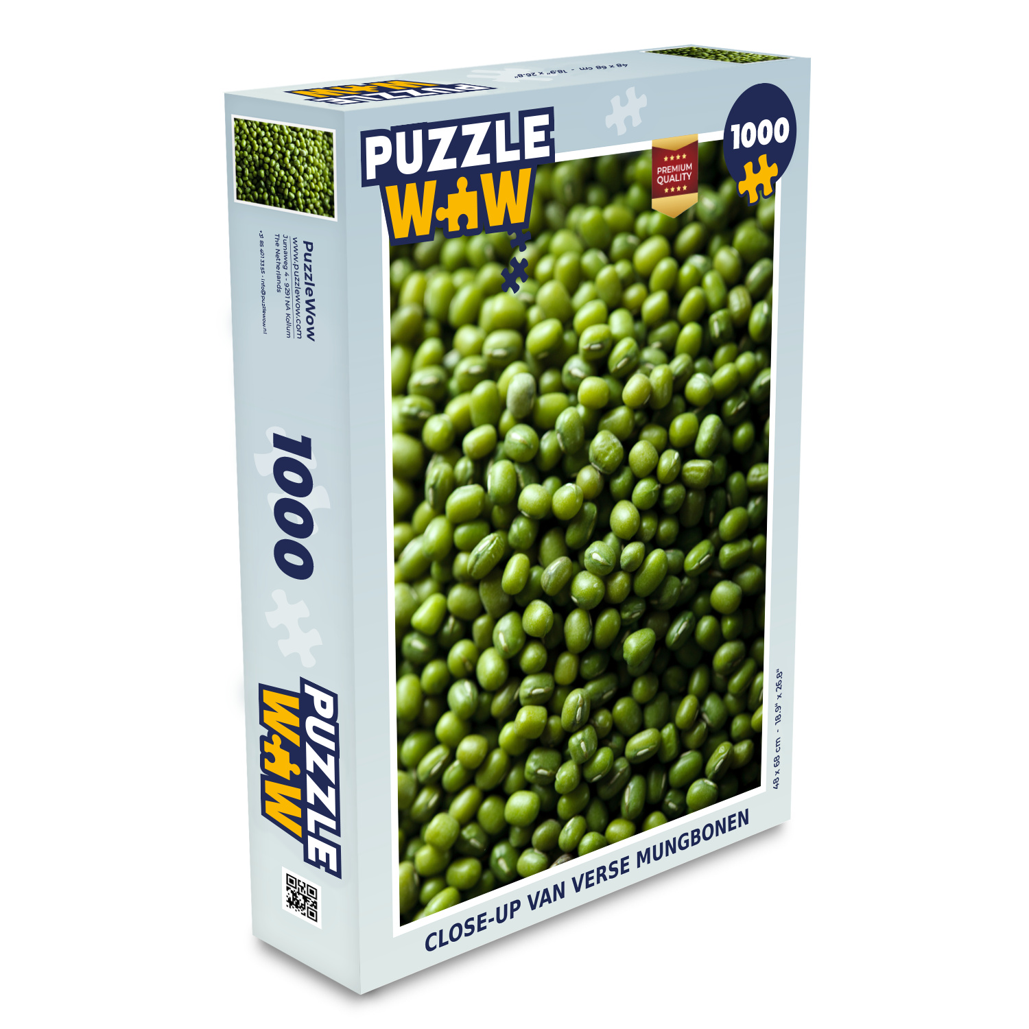 MuchoWow® Puzzle 1000 Teile Nahaufnahme von frischen Mungbohnen - Spielzeug - Alt und Jung - Spiele - Puzzeln 136|3723473