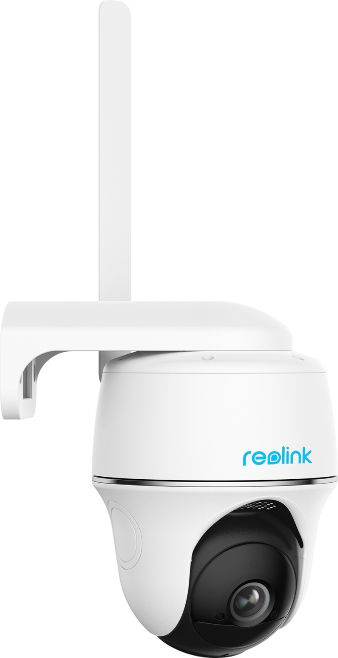 Reolink Batéria 3G/4G LTE Vonkajšia monitorovacia kamera s detekciou človeka/vozidla/PIR, 355°/140° náklon, 4MP bezdrôtová IP kamera pre vonkajšie použitie so slotom na kartu SIM, 32GB karta SD, Go PT Plus