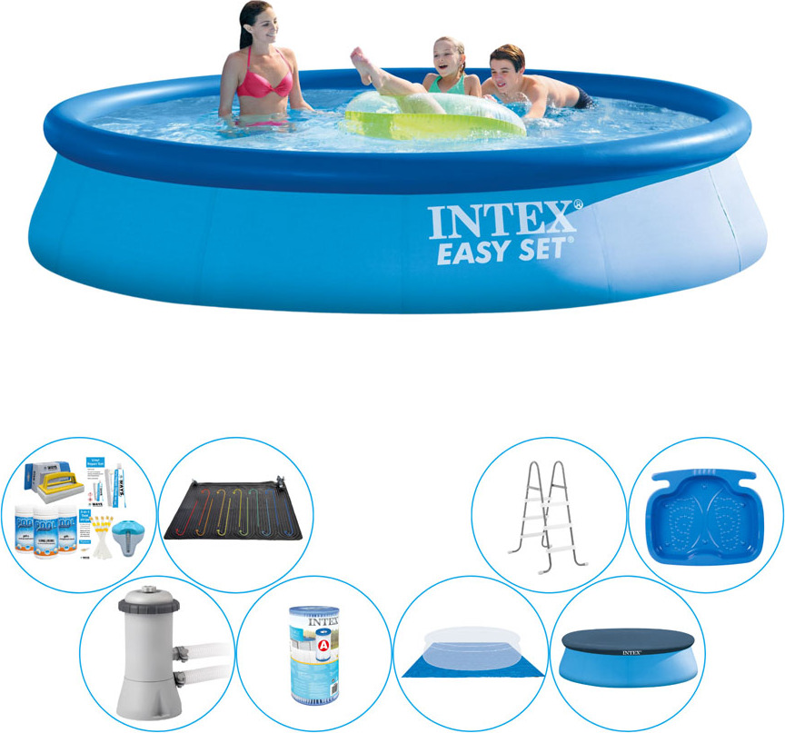 Balík bazénov - Intex Easy Set Rund 396x84 cm