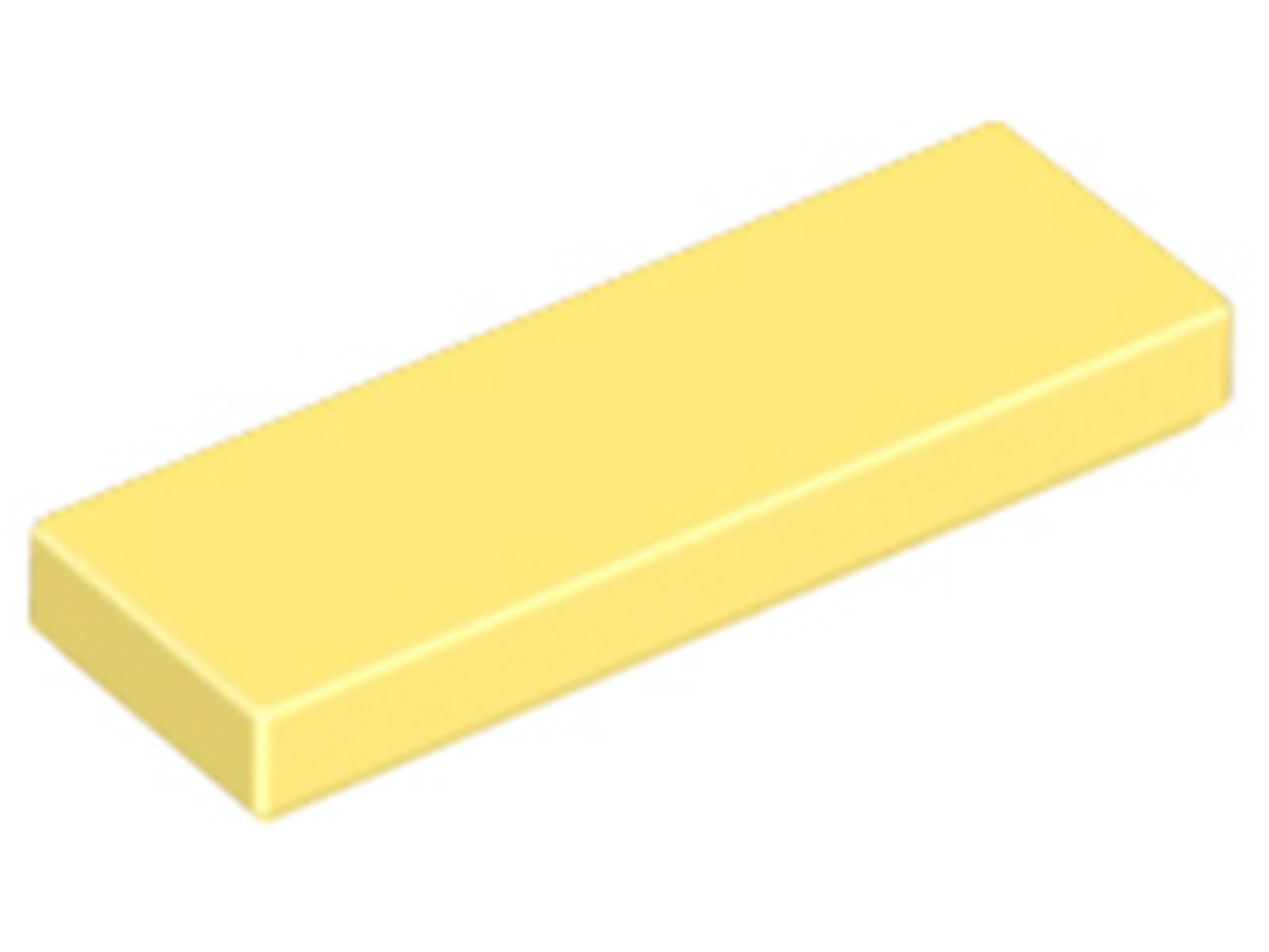 Lego® 1x3 dlaždice 63864 - 1 kus Svetlá svetložltá