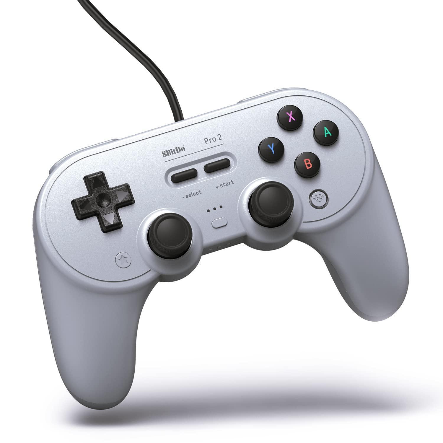 8Bitdo Pro 2 Grey USB Gamepad analógový / digitálny Android, Nintendo Switch, Nintendo Switch Lite, PC, Tablet PC