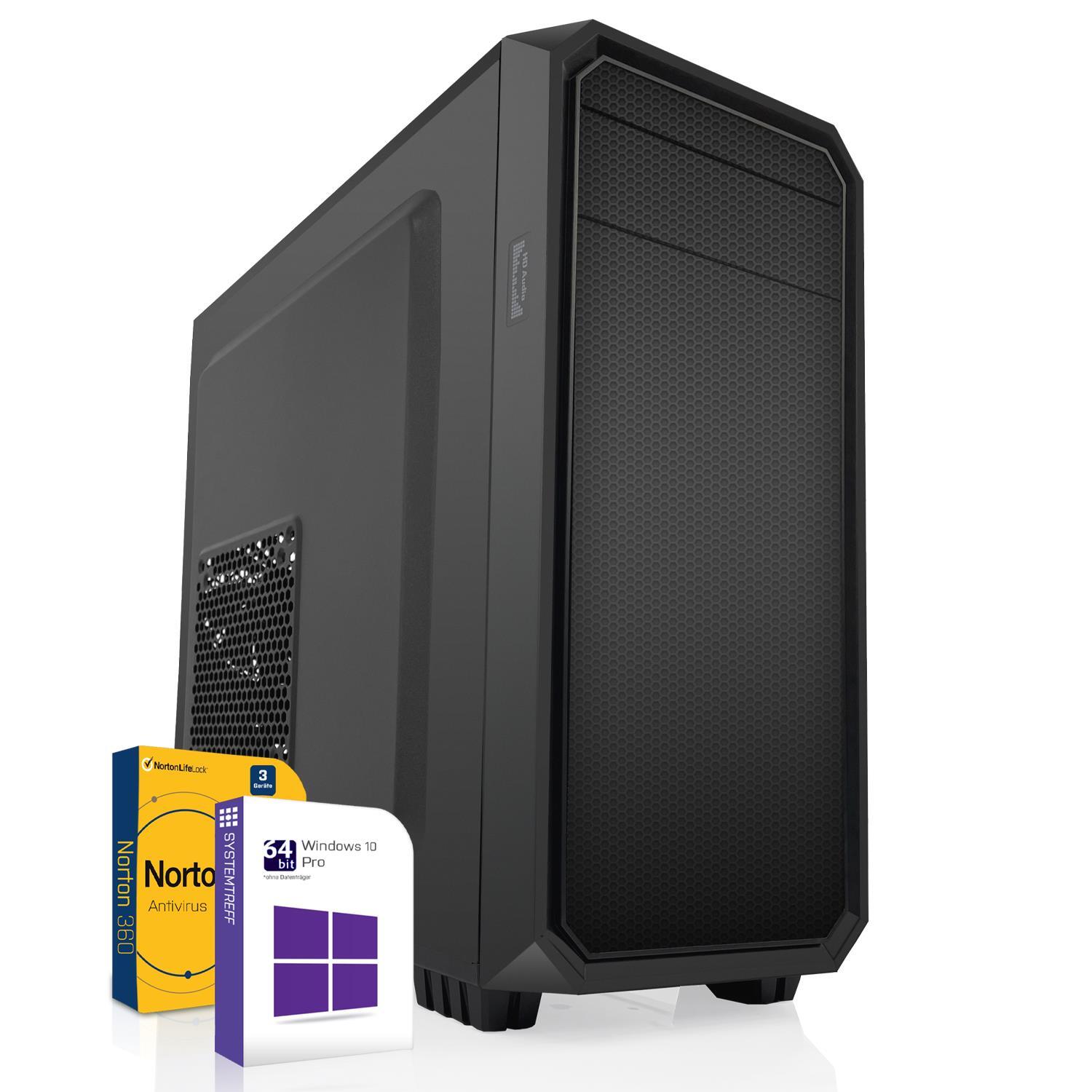 SYSTEMTREFF Office PC - AMD Athlon X4 970 4x3.8 GHz - GeForce GT 710 2GB - 16GB - 512GB SSD - Windows 10 Pro - Desktop 20150161