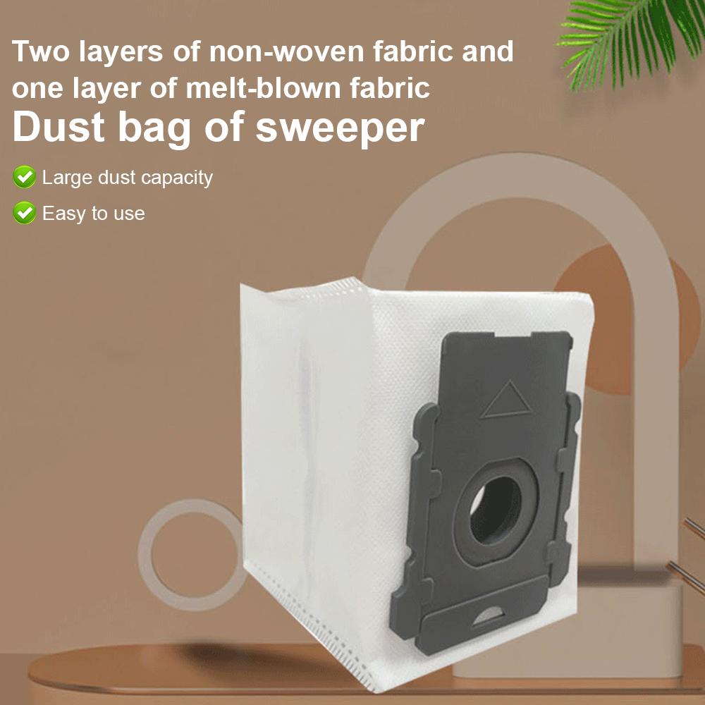 8 balení náhradných vreciek do vysávača Efektívna filtrácia prachu Kompatibilné s automatickými vreckami na odstraňovanie nečistôt iRobot i7 / i3 / i6 / i8 / e5 / e6 / s9 / j7
