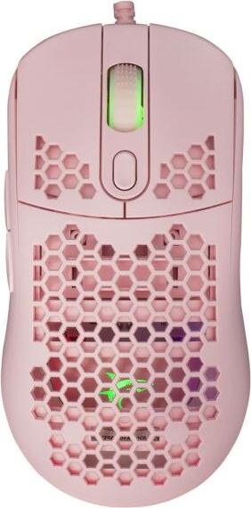 White Shark Galahad Pink, Beidhndig, Optisch, USB Typ-A, 7200 DPI, Pink GM-5007P