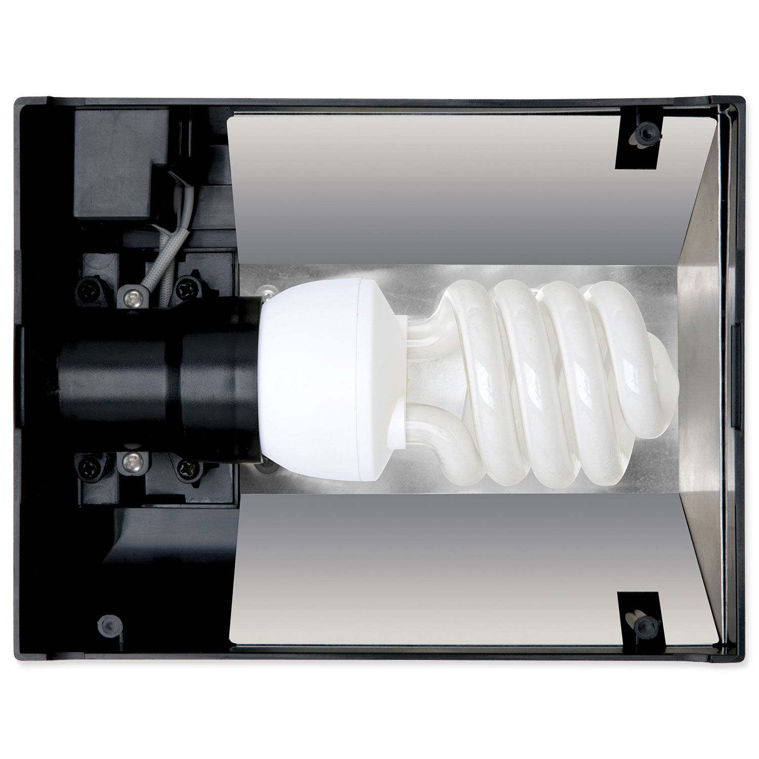 Exo Terra Compact Top, Terrarienabdeckung Nano, für 1 Lampe, 20 x 9 x 15 cm, schwarz PT2224