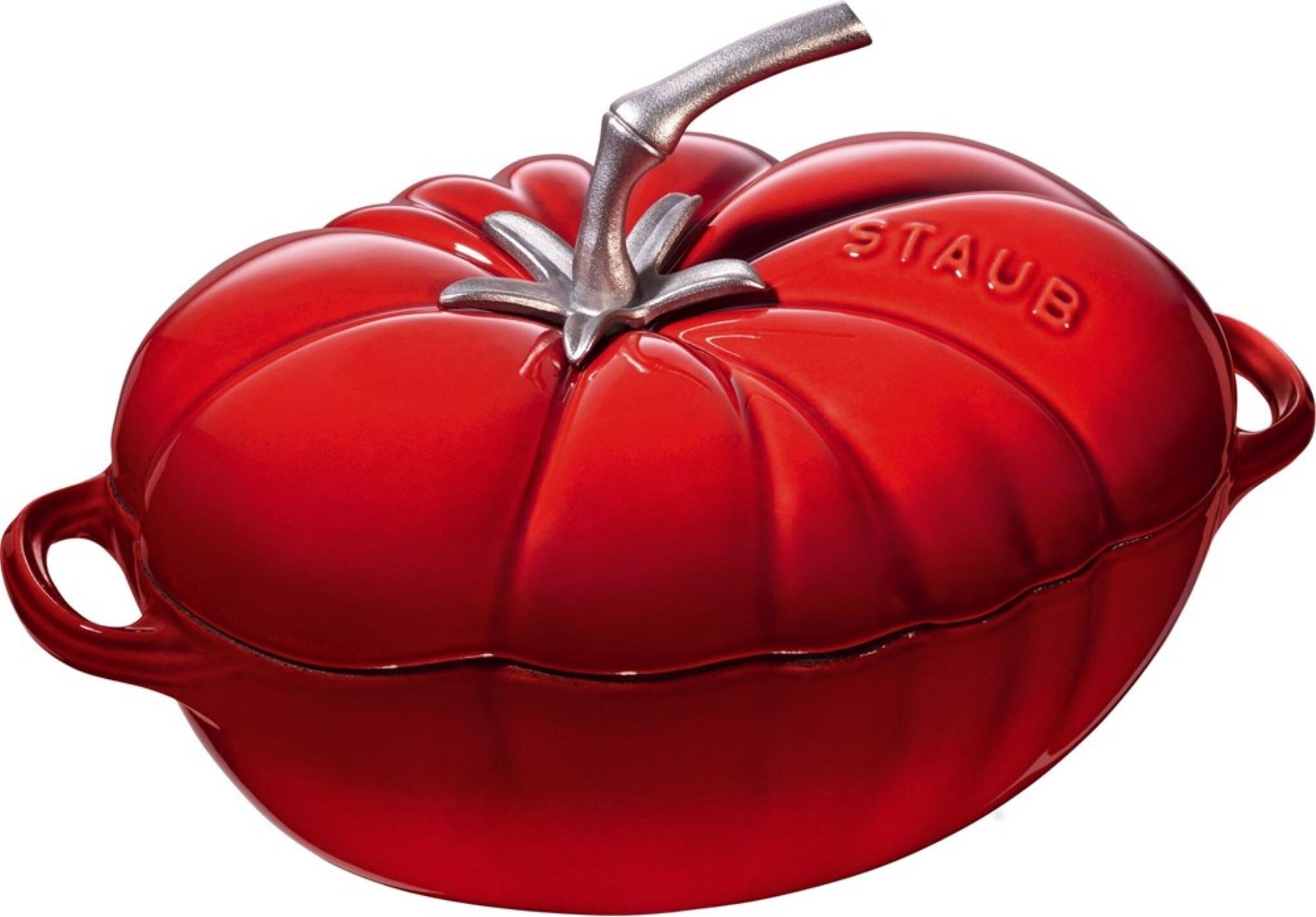 Staub Guss Cocotte "Tomate", oval Kirschrot 25 cm 40511-774-0