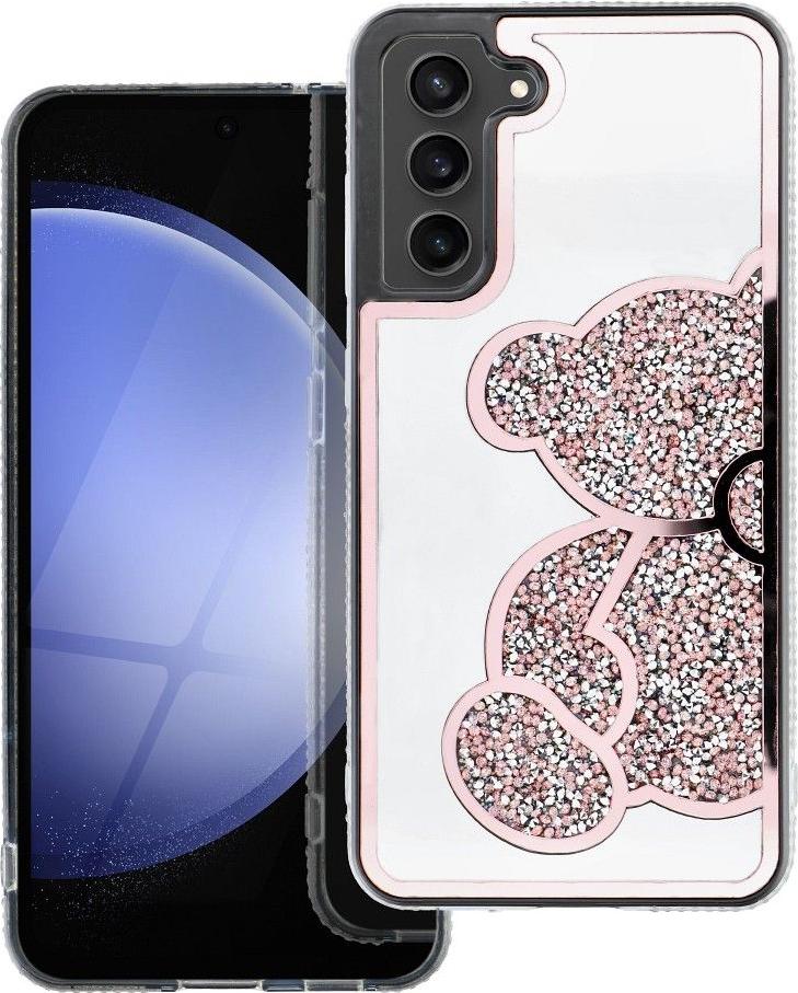 Puzdro na mobilný telefón TEDDY BEAR vhodné pre SAMSUNG A36 5G ružové