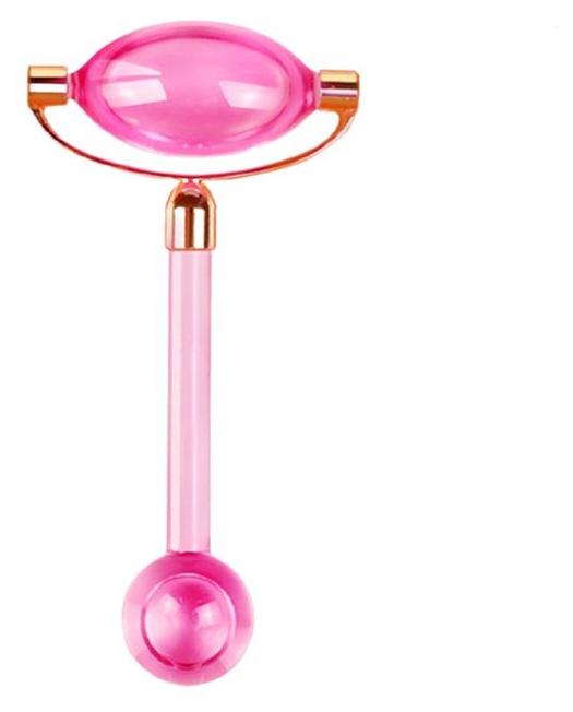UNIQ Ice Roller für das Gesicht in Pink - Kühlender Gesichtsroller gegen Schwellungen