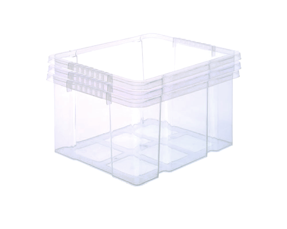 3er Set Schuhbox Stapelboxen Aufbewahrungsbox mit Deckel Stapelbox Kunststoffbox