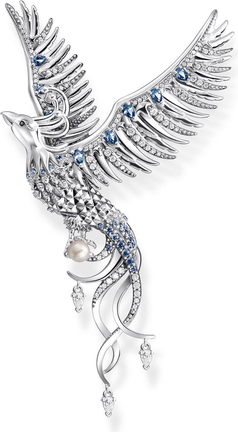 Schwarz 925 Sterling Silber Adler Anhänger 3D Vogel Schmuck Für Herren Damen