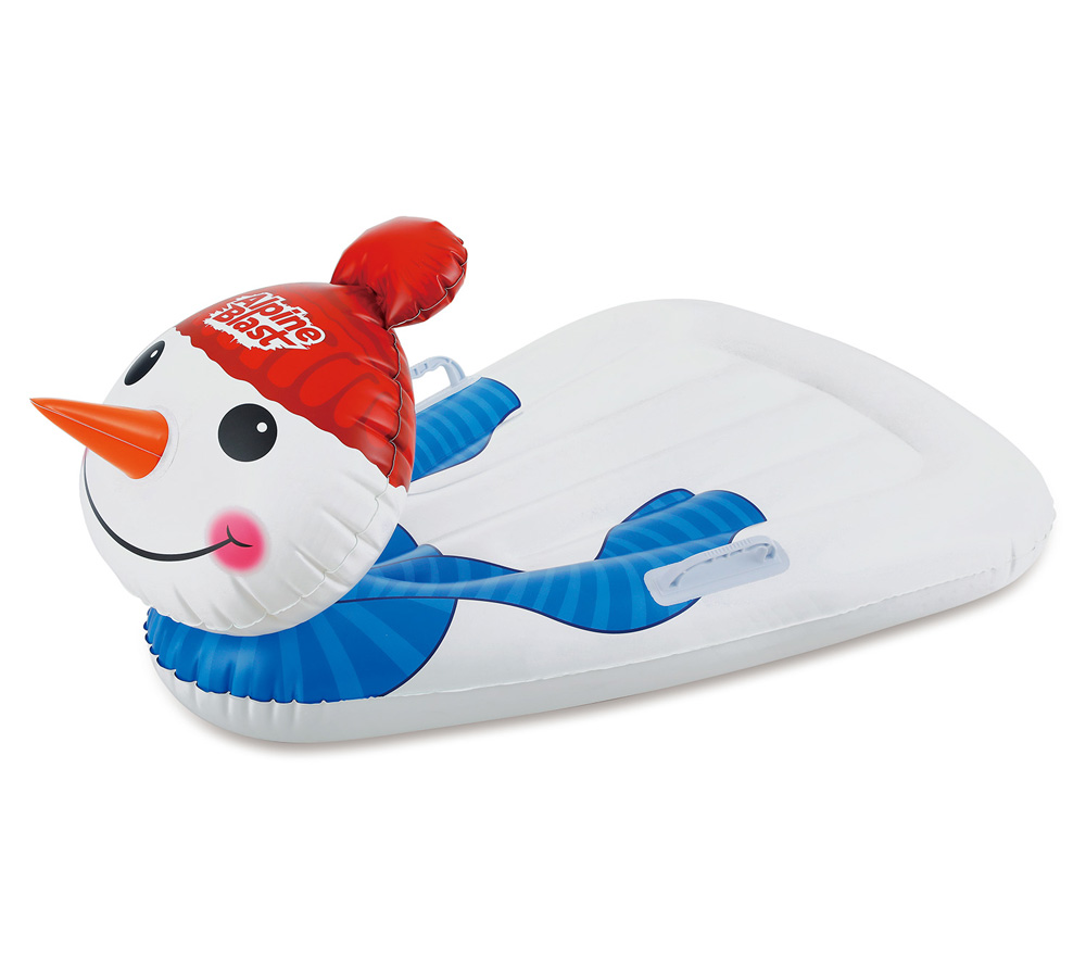 Habarri Aufblasbarer Schlitten Eisbär - 2in1 Snow Tube & Schwimmmatratze 102cm