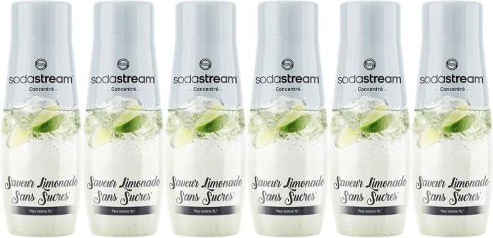 SODASTREAM Konzentrate - 6er Pack zuckerfreie Limonadenkonzentrate - Bis zu 54L Getränke - 440 ml SOD7290116748771
