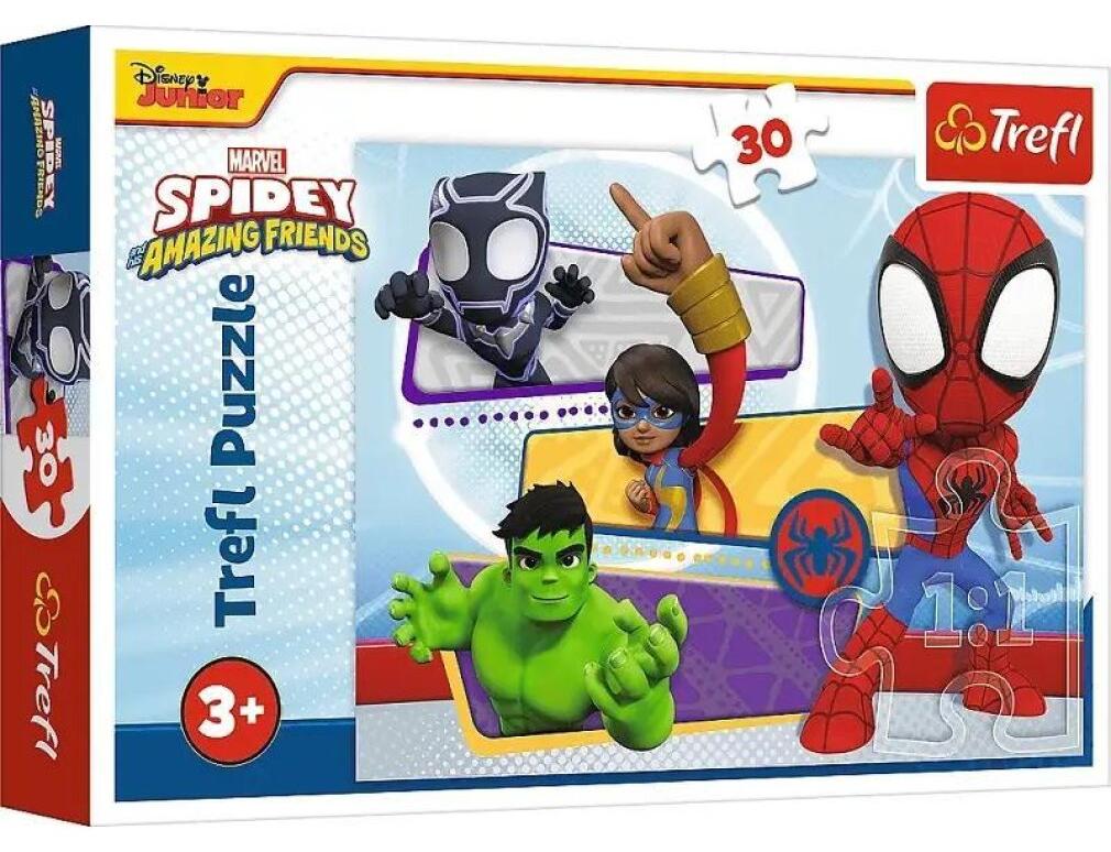 Trefl PUZZLE 30 Der mutige Spidey 18322