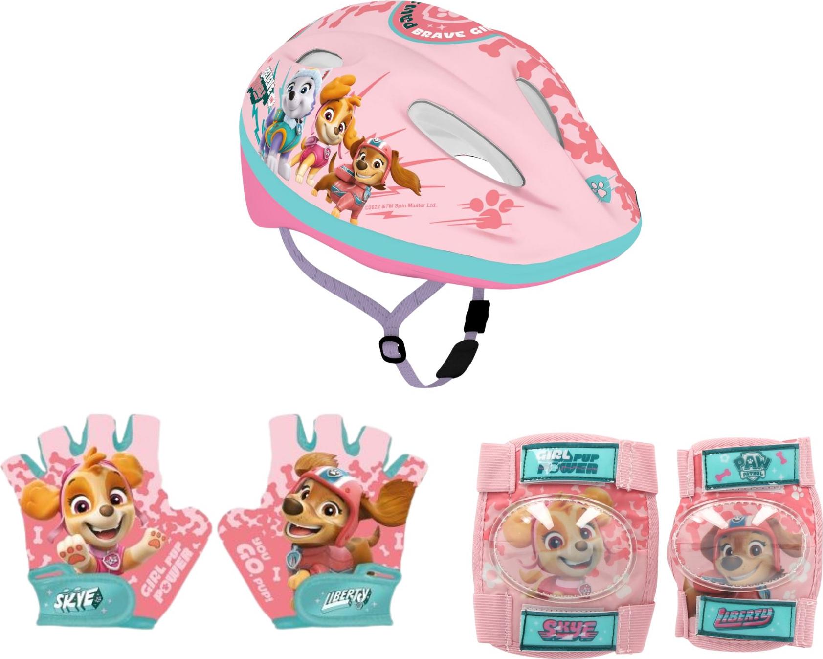 SEVEN POLSKA S.C. Paw Patrol Fahrradzubehör; Handschuhe, Helm, Knie- und Ellenbogenschoner