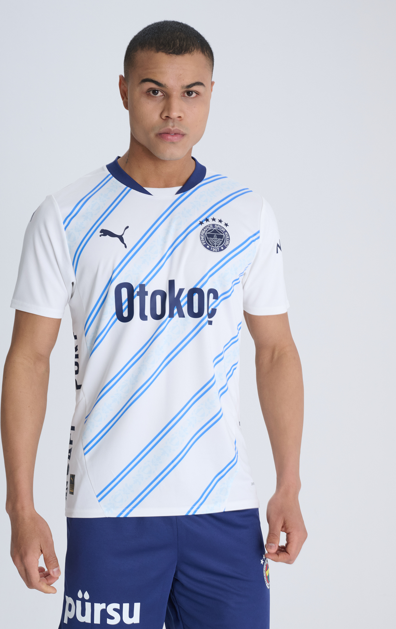 Fenerbahçe Puma A Team 2024/2025 White Away Jersey 3XL AT013EES020013XL