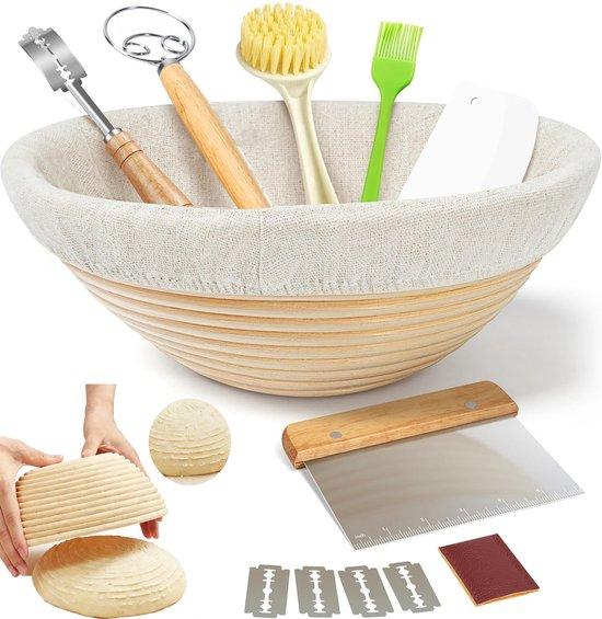 OEM Sourdough-Teig-Kit - 13-teilig Vollständiges Set - Rund+Ovaler - Brotzubehör - Handgefertigter Sourdough-Brotbedarf 2026