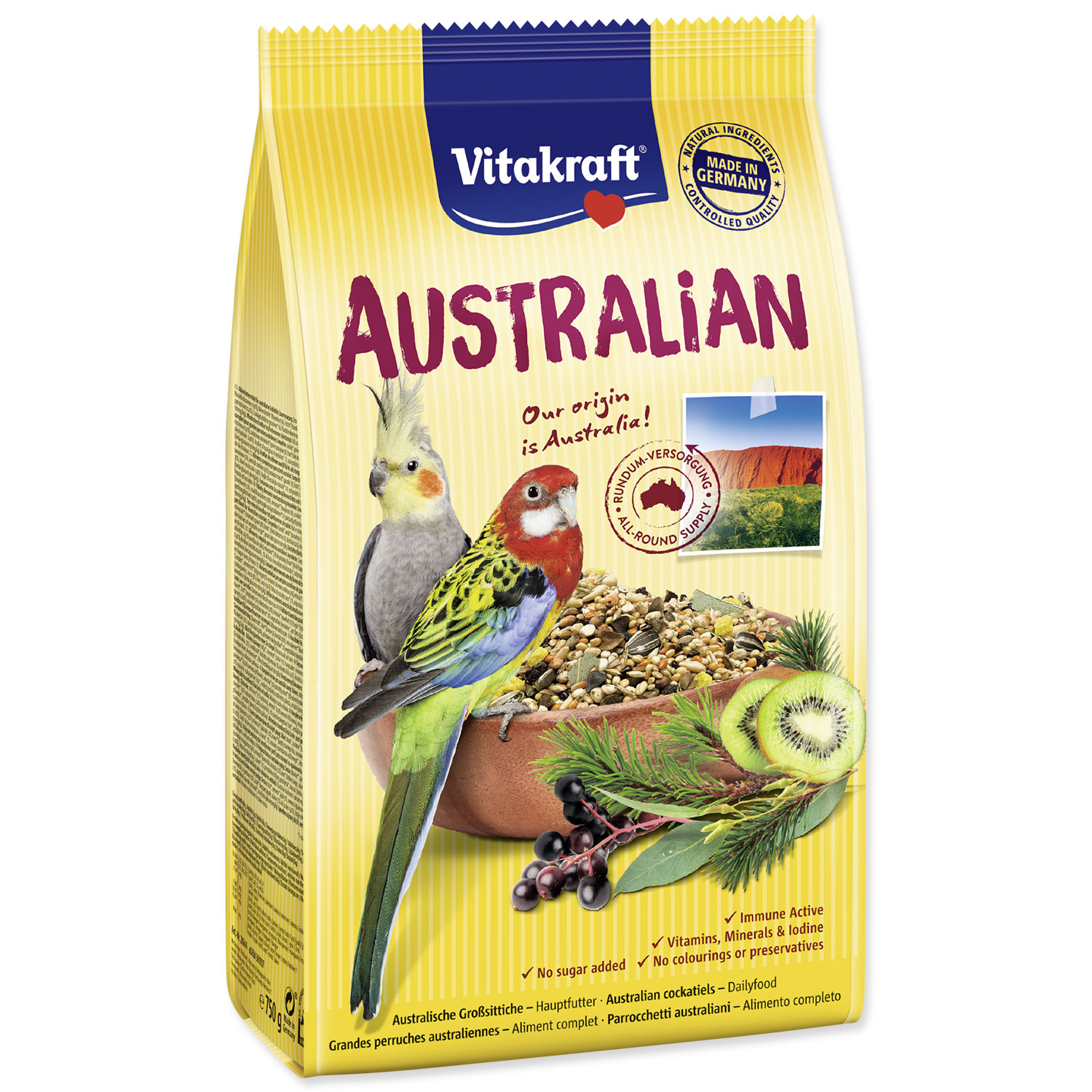 Vitakraft Australian für australische Großsittiche 750 g 21644