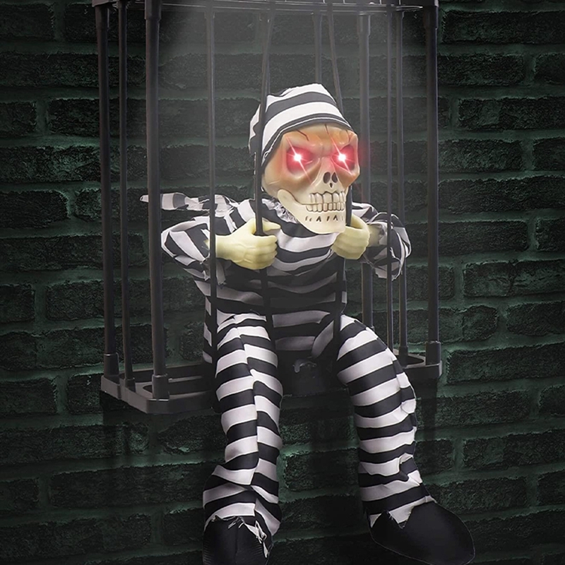 VisageVitalit Halloween Skelett Geister - Gruselige Hängedekoration Für Garten Und Haus