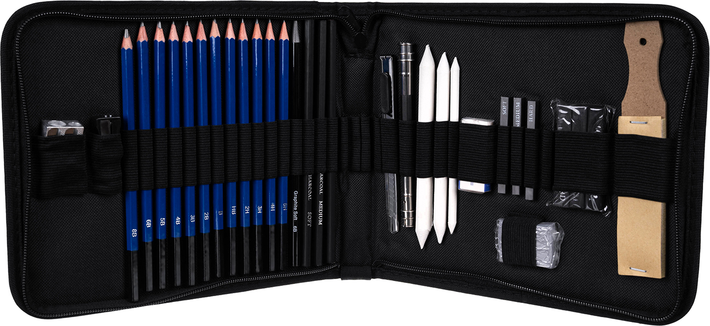 Maaleo Zeichen-Set Bleistifte Skizzieren Zeichnen 32in1 17697