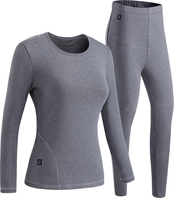 INF Beheiztes Baselayer-Set für Damen Grau XXL 347044