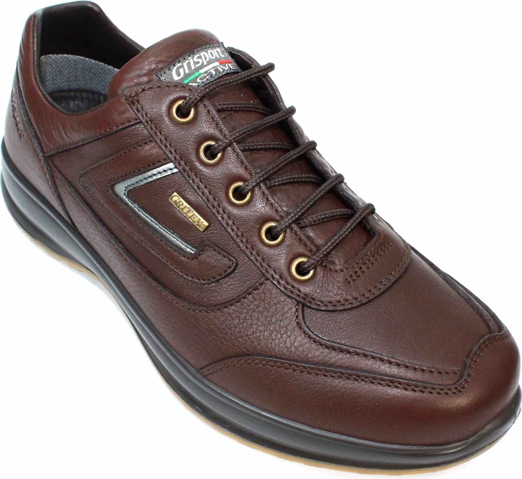 Grisport - Pánske turistické topánky "Airwalker", kožené GS112 (40 EU) (Brown)